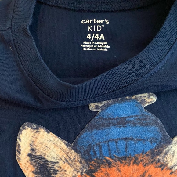 Carters and Old Navy Bundle! Toddler Boys Size 4T Long sleeve shirts and hoodie - Picture 7 of 9